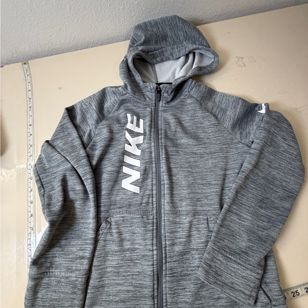 Nike Gray Kids Hoodie - Picture 2 of 8